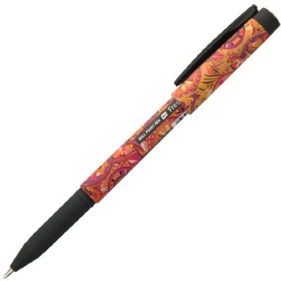 Ручка шариковая BRUNO VISCONTI "FreshWrite", СИНЯЯ, "Орнамент", узел 0,7 мм, линия письма 0,5 мм