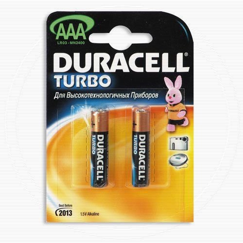 Duracell Батарейка LR-03 (ААА) DURACELL Turbo, блистер