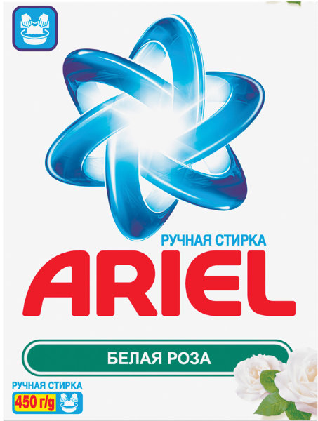 Порошок для ручной стирки Ariel "Горный родник", 450г