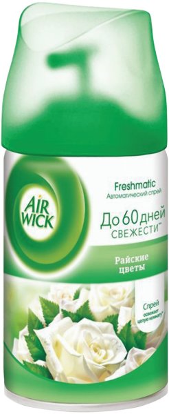 Сменный баллон 250 мл, AIRWICK "Райские цветы", для автоматических освежителей, универсальный