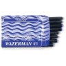 Картриджи чернильные WATERMAN, комплект 8 шт., синие