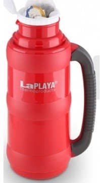 Термос LaPlaya Traditional 35-50 (0,5 литра) со стеклянной колбой, красный