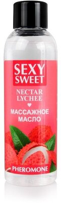 Массажное масло Sexy Sweet Nectar Lychee с феромонами и ароматом личи - 75 мл.