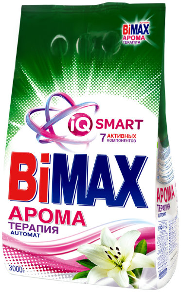 Порошок для машинной стирки BiMax "Ароматерапия Automat", 3кг