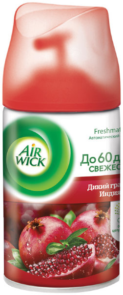 Сменный баллон для освежителя воздуха Airwick Freshmatic "Дикий гранат. Индия", 250мл