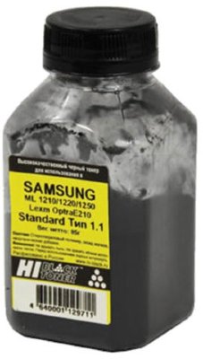 Тонер Hi-Black для Samsung ML-1210/1220/1250/OptraE210, Standard, Тип 1.8, Bk, 85 г, банка