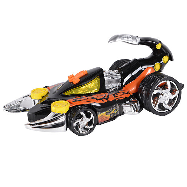 Toy State Hot Wheels HW90513 Машинка Хот вилс на батарейках свет + звук электромеханическая скорпион серая 23 см