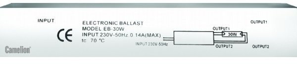 Балласт Camelion В20 (для 18W 3011,3013,3016,3017 для одной лампы,3018,3021,3022 )