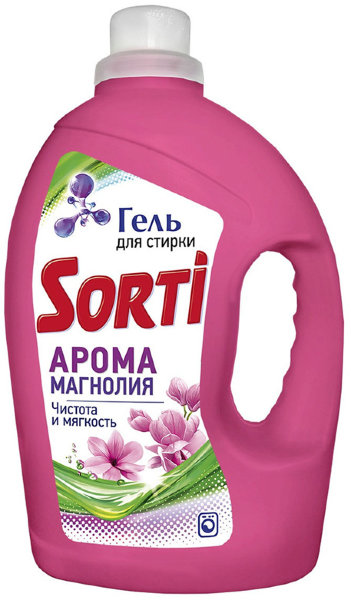 Гель для стирки Sorti "Арома Магнолия", 1,2л