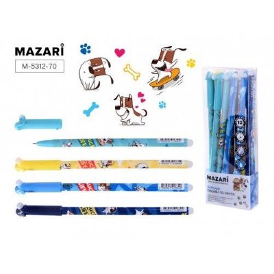 MAZARI Ручка - шпион MAZARI GAFFLAND гелевая, синяя, со стираемыми термочернилами, 0,5мм M-5312-70