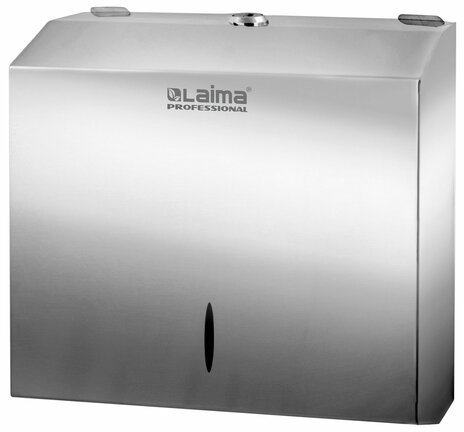 Диспенсер для полотенец LAIMA PROFESSIONAL INOX, (H3), V(ZZ), нержавеющая сталь, зеркальный, 605697