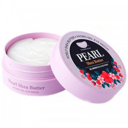 Koelf Pearl & Shea Butter Eye Patch – Гидрогелевые патчи для глаз с жемчугом и маслом ши, 60 шт.