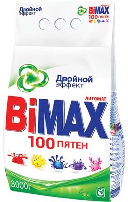 Стиральный порошок-автомат 3 кг, BIMAX (Бимакс) "100 пятен" (Нэфис Косметикс)