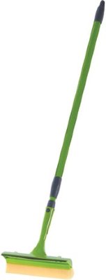 Стекломойка (стяжка, губка), телескопическая ручка, 89-142 см, рабочая часть 20 см, YORK