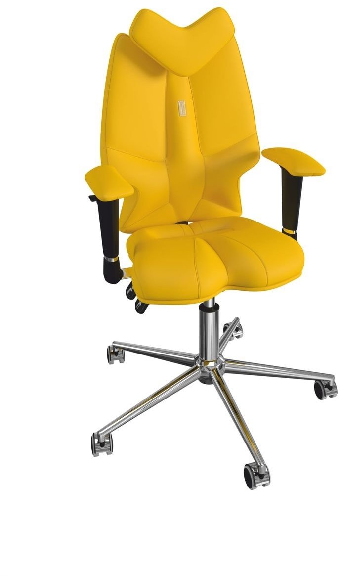 стул рабочий детский желтый