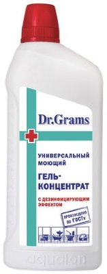Средство моющее универсальное 750 мл, DR.GRAMS, ГЕЛЬ-КОНЦЕНТРАТ, с дезинфицирующим эффектом