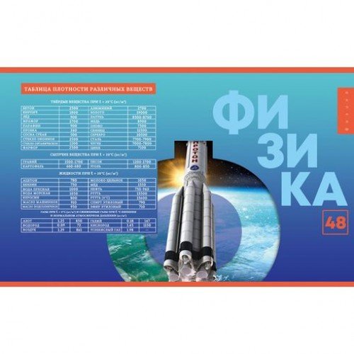 BG Тетрадь предметная А5 Физика, "Алфавит" 48л кл. ТП5ск48 6234