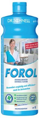 Чистящее средство 1 л, DR.SCHNELL "FOROL", универсальное для водостойких поверхностей, щелочное