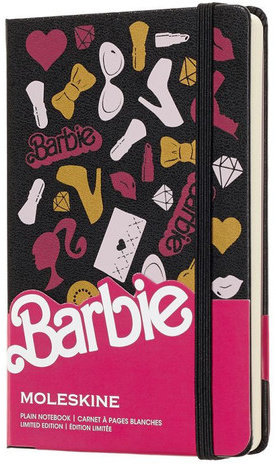 Блокнот Moleskine Barbie LE, цвет черный, без разлиновки