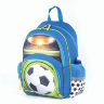Рюкзак ПИФАГОР+ для учеников начальной школы, Футбольный мяч, 40х30х15 см, 227936