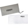 Очки солнцезащитные ZIPPO, серебристые, оправа из меди и пластика, линзы и дужки из поликарбоната