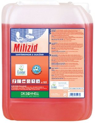 Средство для уборки санитарных помещений 10 л, DR.SCHNELL "Milizid" ("Милицид"), кислотное