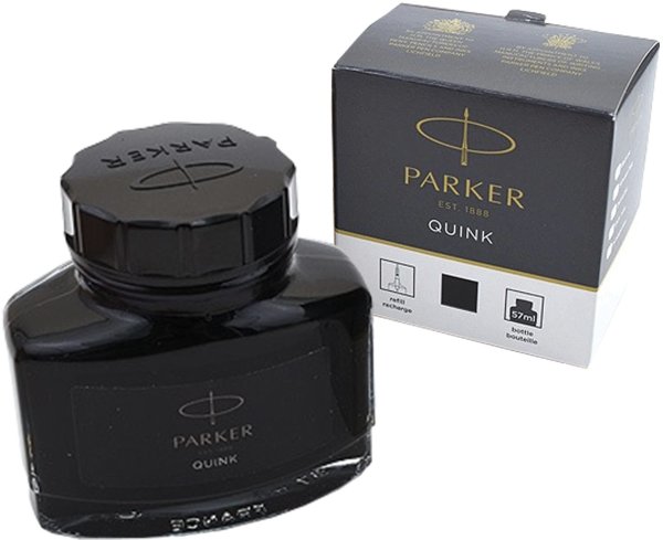 Чернила PARKER "Bottle Quink", объем 57 мл, черные