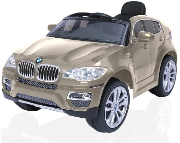 258 Электромобиль BMW X6 12V R/C champagne metall