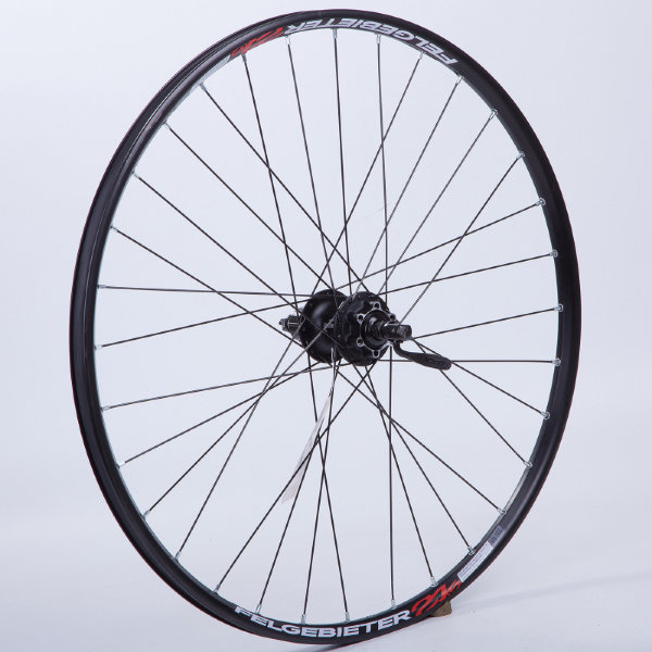 Колесо 27,5" зад, двустен пистон.обод 32 отв., втулка Shimano HB-M475-L DEORE  алюм под диск 6 болт 