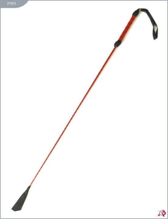 Реализованный стек с. Стек витой с наконечником-крестом - 85 см.. Стек с хлопушкой. Стек плетеный. Стек черный с красной ручкой.