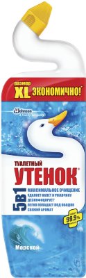 Средство для уборки туалета 900 мл ТУАЛЕТНЫЙ УТЕНОК "Морской"