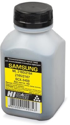 Тонер HI-BLACK для SAMSUNG ML-2160/2164 /2165/2167/SCX-3400, фасовка 45 г