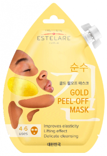 Institute Estelare Gold Peel-Off Mask – Контурирующая золотая маска-пленка для лица, 20 мл.