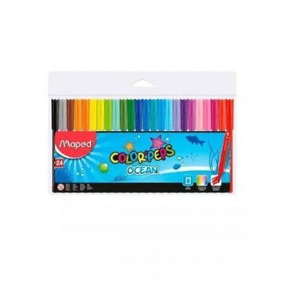 Maped Фломастеры 24цв "Color peps ocean", суперсмываемые 845722