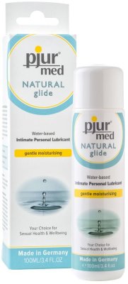 Нейтральный лубрикант на водной основе pjur MED Natural glide - 100 мл.