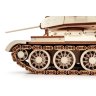 Конструктор 3D деревянный подвижный Lemmo Танк Т-34-85