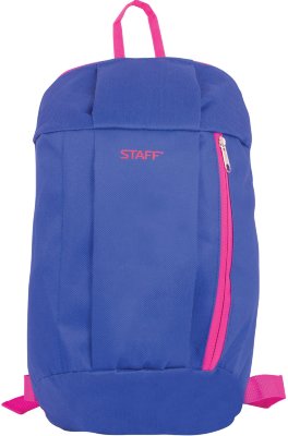 Рюкзак STAFF "Air", универсальный, сине-розовый, 40х23х16 см
