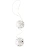 Серебристые шарики VIBRATONE DUO BALLS SILVER BLISTERCARD