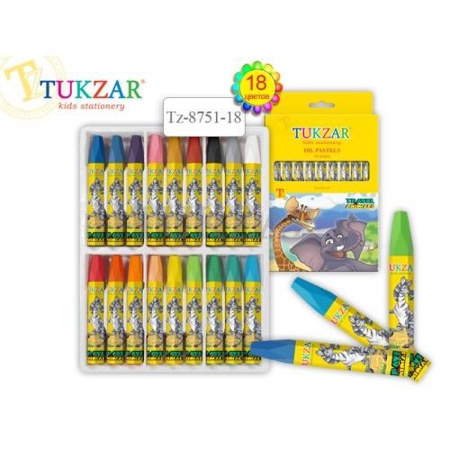 Tukzar Пастель масляная 18 цветов TZ 8751-18