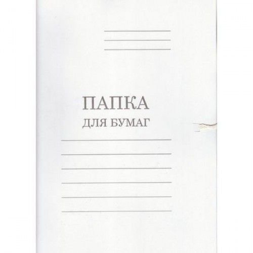 Эврика Папка для бумаг с завязками бел. пл.280 мелов. ПЗ 32/97 М