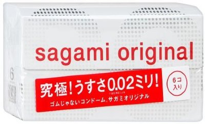 Ультратонкие презервативы Sagami Original - 6 шт.