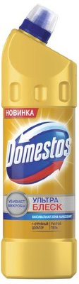 Средство для уборки туалета 1 л, DOMESTOS (Доместос) "Ультра Блеск", гель