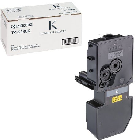 Тонер-картридж KYOCERA (TK-5230K) ECOSYS P5021cdn/cdw/M5521cdn/cdw, черный, ресурс 2600 стр., оригинальный