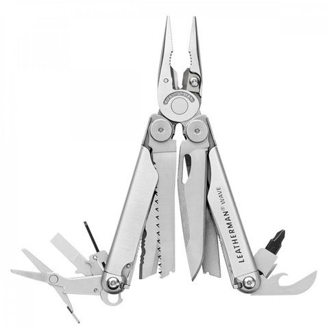 Мультитул Leatherman Wave Plus, 17 функций, нейлоновый чехол