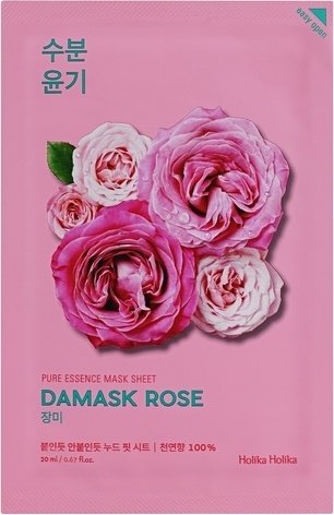 Увлажняющая тканевая маска Pure Essence Mask Sheet Damask Rose, роза ***