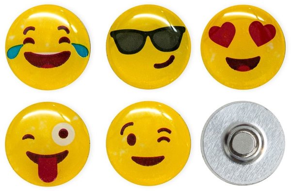 Держатель для фотографий Balvi Emoji 6 магнитов 26672