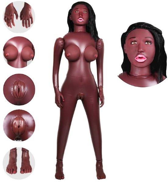Реалистичная черная секс-кукла Афро-американская кукла любви оптом