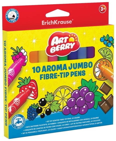 Фломастеры ArtBerry Easy Washable 10цв