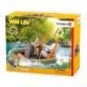 Рейнджер в надувной лодке Schleich 42352