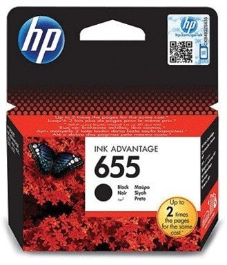 Картридж струйный HP (CZ109AE) Deskjet Ink Advantage 3525/5525/4515/4525 №655, черный, оригинальный